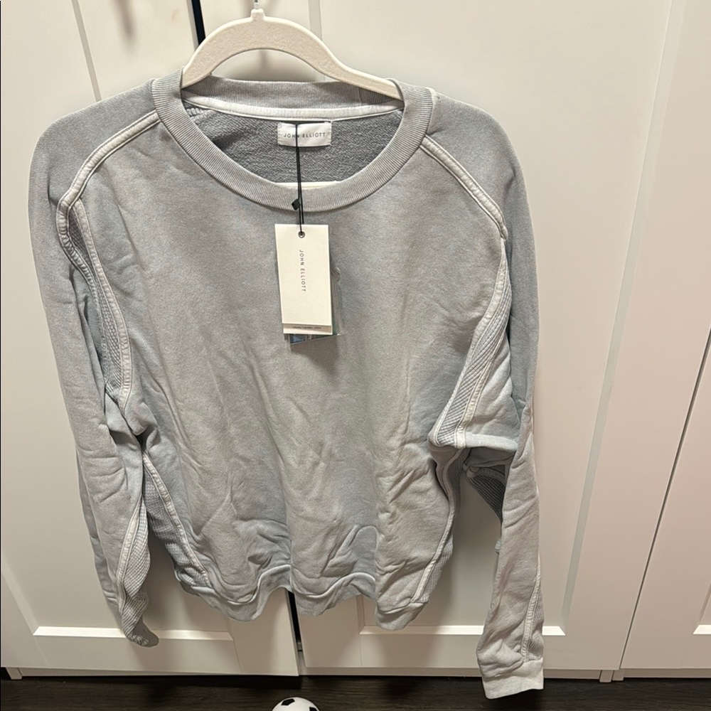 John elliot Gray Crewneck Sweatshirt